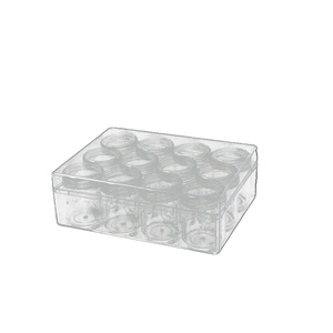 Boîte de <span class=keywords><strong>rangement</strong></span> spirale créative en <span class=keywords><strong>plastique</strong></span> transparente à 12 compartiments pour petits objets et bijoux, 20g, idéale pour le sous-conditionnement - Product Image 1