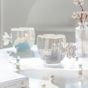 Chaozhou Ceramic Cherry Blossom <b>Mug</b> Pink Purple Blue With Handle For Coffee Gift Present 60 Boxes Set - Product Image 3