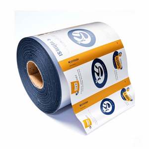 Emballage flexible de logo personnalisé pour collation bonbon mou aliments frits Popsicle feuille d'aluminium film laminé à chaud scellé pour le sucre - Product Image 1