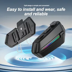 Mũ bảo hiểm xe máy C5S tích hợp đèn LED hiển thị pin, chống nước IPX6, loa tai nghe, giảm tiếng ồn, nghe nhạc, gọi rảnh tay - Product Image 6