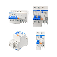 Disjoncteur miniature Chint NXBLE-63 RCBO/RCCB avec protection contre les fuites de 6 kA, 1P+N, 2P, 3P, 4P