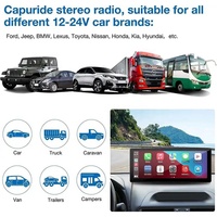 Caméra DVR pour voiture 4G Android 8.1 GPS App Monitor Wifi Mirror Dash Cam Caméras avant et arrière FHD 1080P Auto Drive Recorde