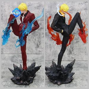 One Pieced GK Demoned Kick <span class=keywords><strong>Sanji</strong></span> Flame Effect Diable Jambe Suit Modelo Estatua En Caja Figura Coleccionable Anime Personaje Ornamento - Product Image 3