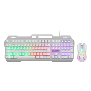 Wholesale Ergonomic Metal Panel LED Backlight <strong>Wired</strong> Gaming <strong>Keyboard</strong> and Mouse Combo Gaming <strong>Keyboard</strong> and Mouse 2 in 1 - Product Image 4