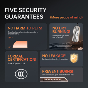 Yee 25W/50W/100W/150W Digitale Display Onderdompelbare Mini-Aquariumschildpad Tank Automatische Boiler Kleine Aquariumverwarmer - Product Image 4