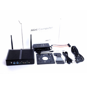 Mini ordinateur bureau à domicile Celeron N5095 8G RAM double Ethernet HD VGA affiche Linux Win10 Mini PC industriel sans ventilateur 2x RS232 COM - Product Image 5