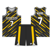 Ensemble de maillots de basket-ball unisexe séchage rapide vêtements de sport en polyester grande taille logo taureau gilet respirant imprimé pour adultes