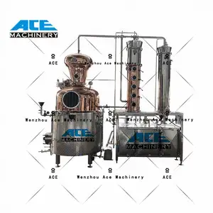 에이스 스틸 100L 21 ~ 50 세트 사이 미국 뜨거운 전기 알코올 증류기 브랜디 위스키 보드카 증류 사용