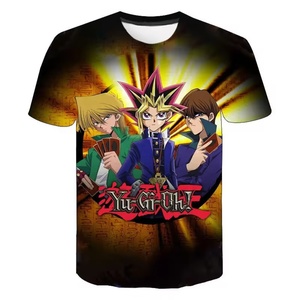 Mode Anime <span class=keywords><strong>Yu</strong></span> <span class=keywords><strong>Gi</strong></span> <span class=keywords><strong>Oh</strong></span> impression 3D hommes/femmes <span class=keywords><strong>T</strong></span>-Shirts décontracté col rond surdimensionné Streetwear unisexe à manches courtes vêtements hauts - Product Image 4