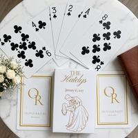 Cartes à jouer personnalisées OEM ODM pour mariage, vente en gros, cartes de poker personnalisées avec photo, impression offset couleur, écologiques et sur mesure