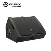 Enceinte active professionnelle en bois Accuracy Pro Audio KM12D3 avec néodyme, moniteur de scène de 12 pouces avec DSP, mode 4 préréglages