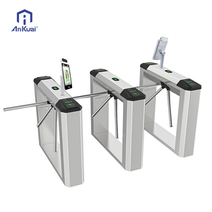 고보안성 출입통제 삼각 회전식 개찰구 메커니즘 헬스장용 턴스타일 게이트 - Product Image 4