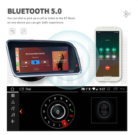 Kabelloser CarPlay Android 12 Touchscreen Autoradio-Bildschirm für Audi Q5 2009-2016 mit WLAN, 4G SIM, Bluetooth, GPS und Auto-Multimedia