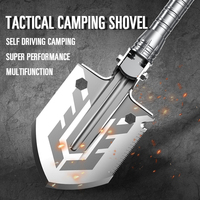 AJOTEQPT Pelle de camping pliante multi-usages portable Outil de survie ultime