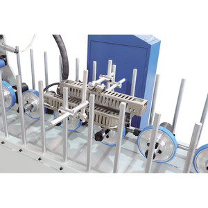 Tự động PVC máy bao bì Pur máy sơn cho PVC hồ sơ động cơ điện cán Máy gỗ cung cấp phim LT - Product Image 2