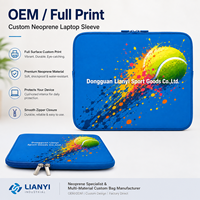Funda de Neopreno para Portátil con Cierre, Personalizable, con Bolsillo para Accesorios, para Viajes de Negocios, Fabricación OEM/ODM