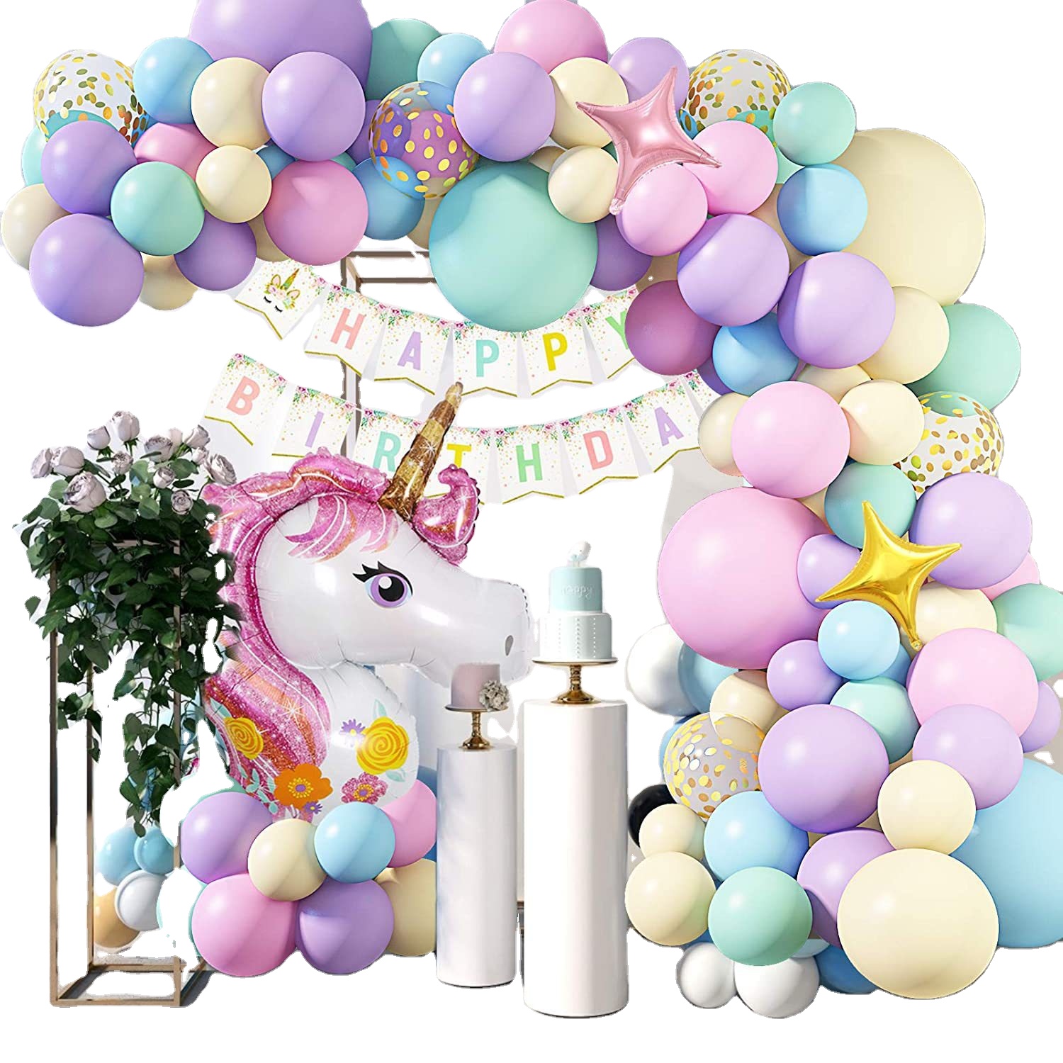 Diseños de globos de cumpleaños de moda y únicos en ofertas