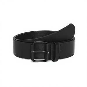 Ceinture pour homme en cuir de vachette avec boucle carrée en acier à motif croix, style vintage, accessoire de mode et de style de vie quotidien, best-seller, cadeau chrétien - Product Image 4