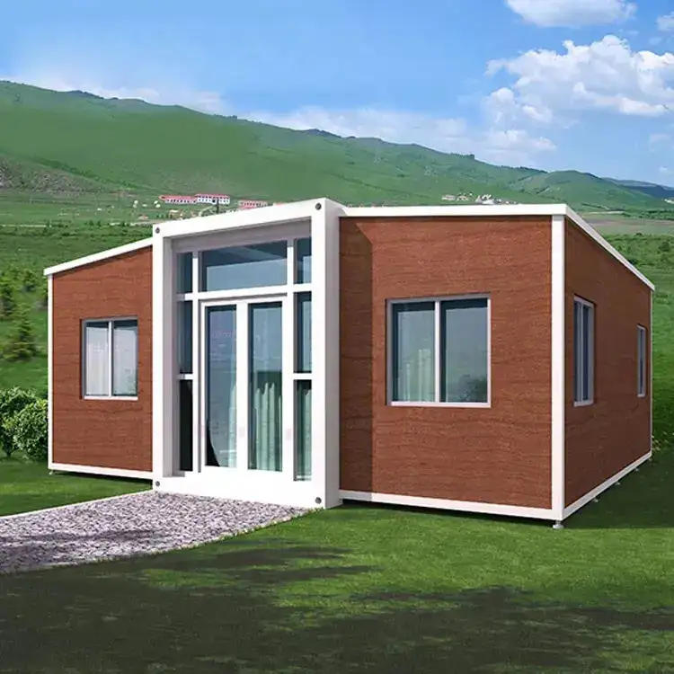 Maison conteneur grande capacité en acier inoxydable avec fenêtre maisons modernes préfabriquées maisons conteneur kit casa madera
