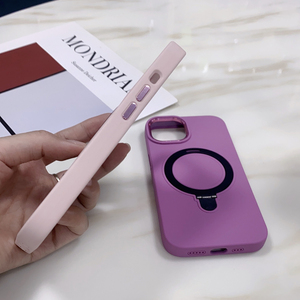 Support de support de bague étui pour <span class=keywords><strong>iPhone</strong></span> 14 <span class=keywords><strong>Pro</strong></span> <span class=keywords><strong>Max</strong></span> liquide Silicone doigt support magnétique couverture coque de té<span class=keywords><strong>l</strong></span>éphone pour <span class=keywords><strong>iPhone</strong></span> <span class=keywords><strong>13</strong></span> 12 11 15Pro - Product Image 3