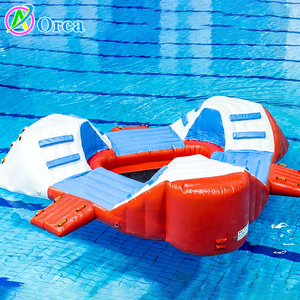 Parcours d'obstacles gonflable en PVC portable et durable pour les sports nautiques, piscine et parc aquatique, île <span class=keywords><strong>de</strong></span> parcours d'obstacles aquatiques - Product Image 5