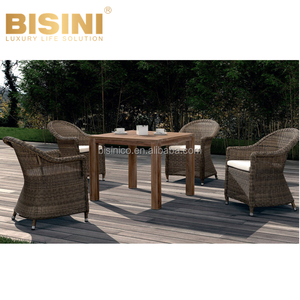 Stile nordico Corda Nera Da Tavolo In Rattan di Vimini e Lato di Alluminio del Metallo e Divani Singoli Outdoor mobili Da Giardino Per Il Tempo Libero Divano set - Product Image 6