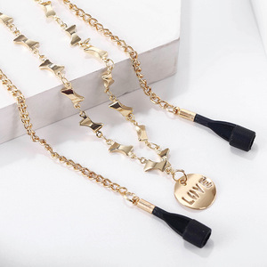 Cadena <span class=keywords><strong>de</strong></span> Airpods antipérdida, joyería <span class=keywords><strong>de</strong></span> moda, soporte inalámbrico para auriculares, gargantilla <span class=keywords><strong>de</strong></span> <span class=keywords><strong>amor</strong></span> con letras - Product Image 2