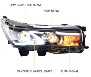AURON 32V LED ชิปไฟหน้า 6000 ลูเมน 6000K 60W ชุดอัพเกรดสำหรับรถยนต์ปี 2014-2016 รับประกัน 1 ปี โครงสร้างอะลูมิเนียม - Product Image 4