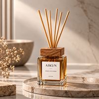 Diffuseur de parfum d'intérieur en rotin écologique personnalisé par l'équipe de designers AIKUN pour cadeau d'entreprise