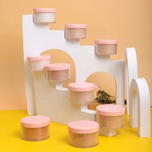 Bedak Wajah Label Pribadi Tutup Merah Muda, Bedak Rias Wajah Longgar Mineral Transparan - Product Image 5