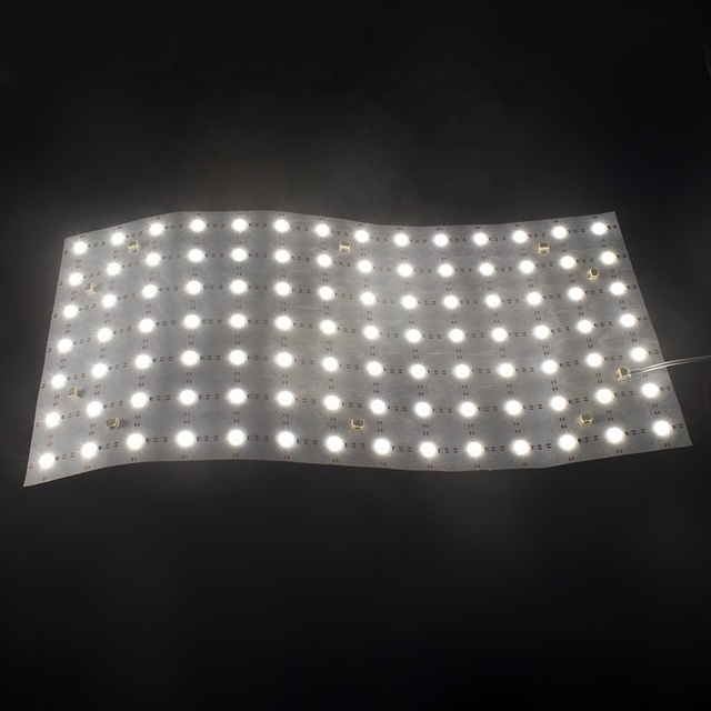 High CRI95 LED Panel Light Module 500x250mm DC24V 20W 98LED LED Sheet Lighting for Advertising Light Box Billboard Backlight