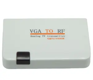 Mini VGA to RF modulatore coassiale TV convertitore 1080p convertitore Audio con adattatore Mini ingresso Stereo 5V