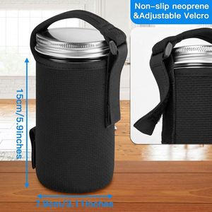 Funda Aislante para Vasos de Café de 24oz con Certificación BSCI, Bolsa para Vasos de Boca Ancha con Asa, Funda Portátil para Vasos y Botellas de Agua - Product Image 3