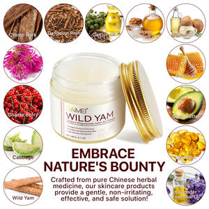 Wild Yam Cream 60g Crème hydratante pour le corps au camélia et au thé vert Doux et non irritant Nourrissant raffermissant la peau - Product Image 5