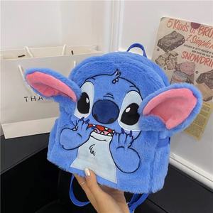 Cute Stitch Plush Backpack Anime Stuffed Doll Kawaii Stitch Kid