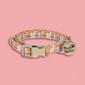 Collar de Perro Personalizado de Algodón Suave y Duradero, Talla S, Elegante, Moderno, de Lujo, con Estampado, Accesorio para Mascotas, OEM, ODM - Product Image 1
