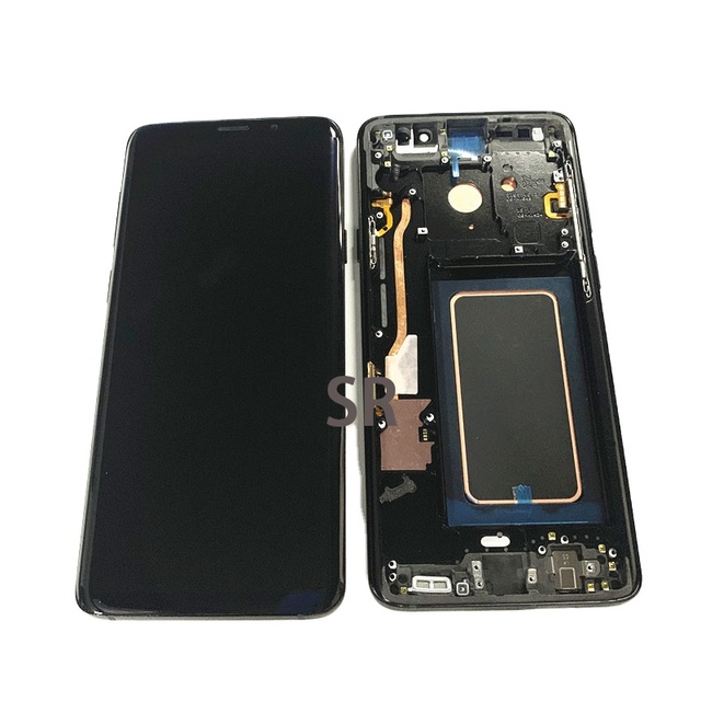 Original OLED LCD Touch Screen for Samsung S9plus G960F G960A G960T With Frame LCD Display Screen