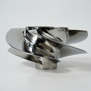 Impulsor de Bomba para Moto Acuática de 159 mm de Diámetro, 4 Aspas, Acero Inoxidable Pulido, Impulsor de Motor PWC para Seadoo <span class=keywords><strong>GTX</strong></span> 215, Paso 14/19 - Product Image 2