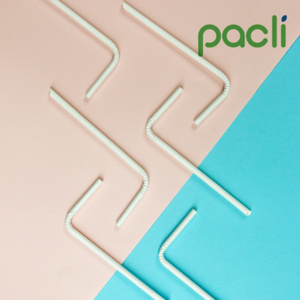 <span class=keywords><strong>Carta</strong></span> di <span class=keywords><strong>paglia</strong></span> a forma di U della cannuccia della flessione della <span class=keywords><strong>carta</strong></span> del commestibile amichevole di Eco per la scatola del succo e la scatola del mattone del latte - Product Image 5