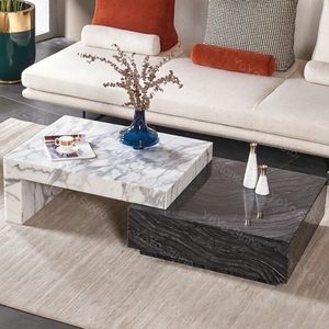 Nueva Tendencia: Mesa <span class=keywords><strong>de</strong></span> Centro <span class=keywords><strong>de</strong></span> Mármol Arabescato, Mesa <span class=keywords><strong>de</strong></span> Café Modular Minimalista <span class=keywords><strong>de</strong></span> <span class=keywords><strong>Piedra</strong></span> para Proyectos <span class=keywords><strong>de</strong></span> Atrios y Vestíbulos <span class=keywords><strong>de</strong></span> Hoteles <span class=keywords><strong>de</strong></span> Alta Gama - Product Image 4