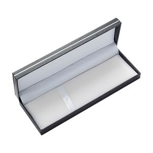 Hot-selling Paper Gift <b>Pen</b> Box Flip Flat Matte Black Wholesale with Custom Printed Logo - Product Image 6