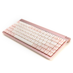 Low Profile Mechanical switches USB Type-C 84-Key Three-Mode Silent Mechanical Gaming <b>Keyboard</b> Pink New - Product Image 3