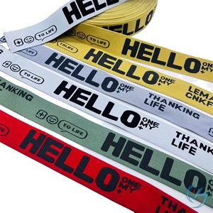 Factory Custom Logo 1.5 Inch Woven Eco-Friendly Soft Nylon Spandex Jacquard Underwear Elastic Band for Clothing Pants - Product Image 4