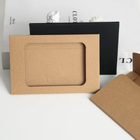 Boîte d'emballage pour téléphone portable en carton réutilisable de style enveloppe, neutre, pour l'électronique grand public avec logo personnalisé