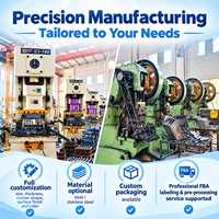 Charnière de porte commerciale en acier inoxydable de 4,5 pouces avec 2 roulements à billes, coin carré, axe non amovible, ouverture à 180 degrés