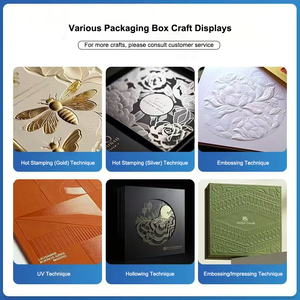 Raffinierte Faltbare Starre Geschenkbox mit Individuellem Logo und Muster, Umweltfreundlich, Biologisch Abbaubar, Tragbar, Matt Laminiert, Stoßfest, UV-Beschichtet für - Product Image 5