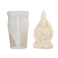 DUMO Vierge Jésus Famille Outils de gâteau en silicone DIY Religion Cadeau Trophée Jésus Chrétien Bougies parfumées Moule Fabrication de bougies