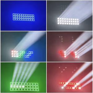 Projecteur laser RGBW en aluminium 24x300W avec contrôle DMX512/activation sonore, éclairage stroboscopique IP65 avec plusieurs perles lumineuses - Product Image 4