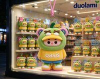 Porte-clés en peluche personnalisé, figurine en peluche douce, pendentif pour la décoration de sac, cadeau pour enfants, porte-clés en peluche personnalisé