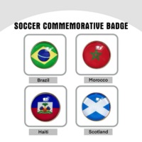 Lot de souvenirs personnalisés Coupe du Monde de Football 2026 pour supporters – Coffret cadeau de football Brésil Maroc – Articles promotionnels sportifs sur mesure
